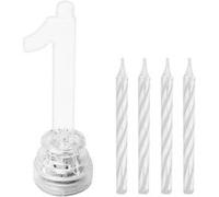 bougie lumineuse chiffre 1 led clignotant 7cm - sud trading cd1157+01 Multicolore G