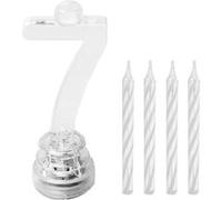 bougie lumineuse chiffre 7 led clignotant 7cm - sud trading cd1157+07 Multicolore G