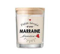 Bougie Marraine d'Amour Personnalisée Parfumée | Idée Cadeau Noël Anniversaire Candle