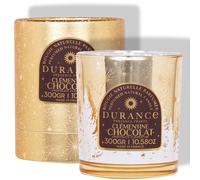 Bougie mèche en bois clémentine chocolat