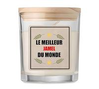Bougie Meilleur Jamel du Monde - Candle - Idée Cadeau Anniversaire Fête Original Famille Travail Départ Collègue Retraite Noël