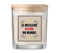Bougie Meilleur Ulysse du Monde - Candle - Idée Cadeau Anniversaire Fête Original Famille Travail Départ Collègue Retraite Noël