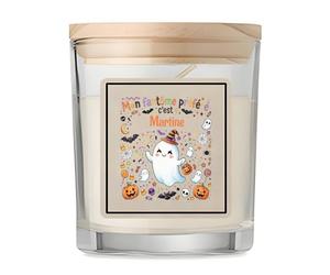 Bougie Mon Fantome Préféré C'est Martine - Candle - Idée Bougie Décorative Cadeau Anniversaire Fête Original Famille Travail Départ Collègue Retraite Noël.