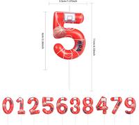 Bougie Nba Numéro 3, Décoration De Gâteau De Basket-Ball, Fournitures De Fête D'anniversaire Sur Le Thème De La Nba[Z4673]
