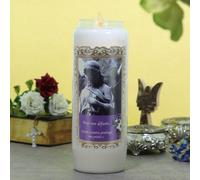 Bougie Neuvaine pour les Défunts 17,5cm - Bougie Neuvaine - Culte Chrétien en Cire végétale