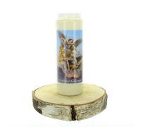 Bougie Neuvaine Saint Michel 17,5 cm - Bougie Neuvaine - Culte Chrétien en Cire végétale