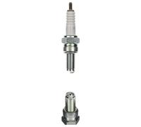 NGK Bougie d'allumage CR8E 1275 – raccord M4, électrode nickel, 5 kΩ, siège plat – à l'unité