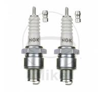 NGK Bougie d'allumage B8HS Sb – 2 pièces – Réf 708.45.36 pour Hyosung 50 Cabine Double 2006-2008
