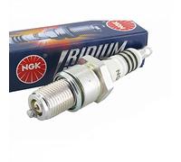Bougie NGK IRIDIUM Long filetage BR9EIX (w2cc) - entstört | Électrode en métal précieux de 0,6 millimètre de diamètre, soudée au laser; code modèle indiqué, culot allongé avec filtrage