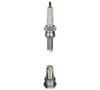 NGK Bougie d'allumage CR8E 1275 – raccord M4, électrode nickel, 5 kΩ, siège plat – à l'unité