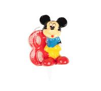 Bougie numéro 8 Mickey anniversaire Disney