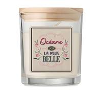 Bougie Océane la plus belle | Candle Cadeau Fête des Mères Anniversaire Soeur Noël Tata Marraine