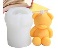 Bougie Ours De Dessin Animé - Moules DIY Art, Artisanat En Silicone De Dessin Animé, Statue D'animal, En Résine Antiadhésive, Romantique Pour La Saint-Valentin, En Silicone Our