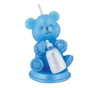 BOUGIE "OURSON" AZUR H75 MM cod.EL32133 cm 7,5h diam.5,5 by Varotto & Co.