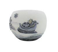 Bougie pailletée de qualité supérieure - Fabriquée à la main - Bougie en cire - Bougie décorative de table - Bougie de Noël - Avec décoration de renne - Couleur gris argenté - Dimensions (L x l x H