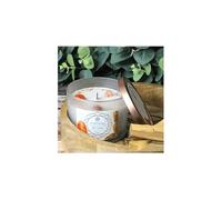 Bougie Palo Santo & Cornaline - Lithothérapie & Aromathérapie | Purification, Énergie Positive & Vitalité | Mèche Bois | Magnétisée par Serge Diaz, Paris