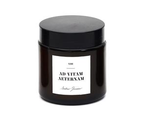 Bougie parfumée 12 h LATIN à la cire de paraffine modèle "Ad vitam aeternam" senteur jasmin