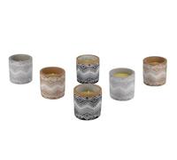 Bougie parfumée - 170 g de citronnelle en pot décoré, idéale pour ambier et repousser les insectes. allie fonctionnalité et esthétique.