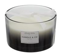 Bougie parfumée 3 mèches en Coton Harmony Senteur Linge Frais Noir