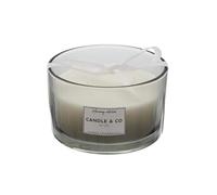 Home Deco Factory Bougie parfumée 3 mèches Harmony 13 cm Ambre Gris G