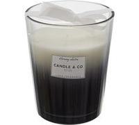 Bougie Parfumée 3 mèches Vase Noir Senteur Linge Frais H16cm - ELEXI - ALTOBUY Blanc G