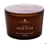 Atmosphera - Bougie parfumée 440 g glowy bois d'or