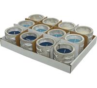 Bougie parfumée à la citronnelle 7cm Outdoor dans un pot en béton 1 pièce assortie