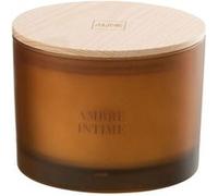 Bougie Parfumée "Accords Essentiels" 10cm Ambre Intime Jaune G