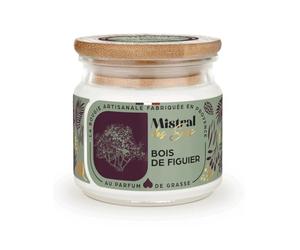 Bougie Parfumée Artisanale "Bois de Figuier" 40 heures 150ml | Mistral des Sens