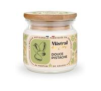 Bougie Parfumée Artisanale "Douce Pistache" 40 heures 150ml | Mistral des Sens