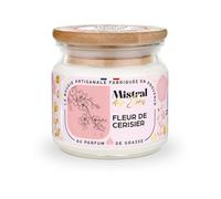 Bougie Parfumée Artisanale "Fleur de Cerisier" 40 heures 150ml | Mistral des Sens