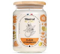 Bougie Parfumée Artisanale "Fleur d'Oranger" 150 heures 700ml | Mistral des Sens