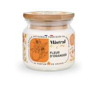 Bougie Parfumée Artisanale "Fleur d'Oranger" 40 heures 150ml | Mistral des Sens