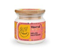 Bougie Parfumée Artisanale "Melon Pastèque" 40 heures 150ml | Mistral des Sens