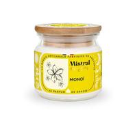 Bougie Parfumée Artisanale "Monoï" 40 heures 150ml | Mistral des Sens