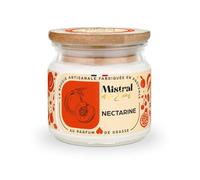 Bougie Parfumée Artisanale "Nectarine" 40 heures 150ml | Mistral des Sens
