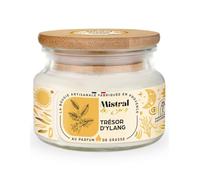 Bougie Parfumée Artisanale "Trésor d'Ylang" 70 heures 300ml | Mistral des Sens