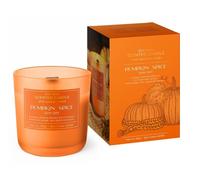 Bougie parfumée au soja avec mèche en bois - Pumpkin Spice, Semi-sec