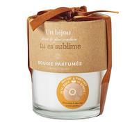 Bougie parfumée avec bijoux cachés - Bougie avec bracelet comme surprise (orange)