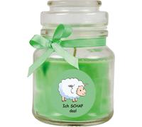 Bougie parfumée Bocal en verre à bonbons Design : BD, Coco ( vert ) - 120g