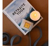 COLLINES DE PROVENCE-Bougie parfumée blanche les Naturelles senteur bois d’Orient 180 g