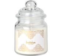 Bougie parfumée Bolsius en verre avec couvercle, 79x129mm, Pointe d'or
