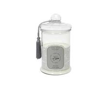 - Bougie parfumée Bonbonnière 15,8 cm gris - senteur coton