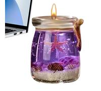 Bougie parfumée, bougie parfumée - Bougie en gel avec thème marin - Désodorisant maison - Bougies en pot d'aromathérapie pour créer une atmosphère relaxante
