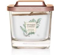 Bougie Parfumée Carrée À Une Mèche Et Couvercle, Petite Taille, Collection Élévation, Senteur Gelée Arctique