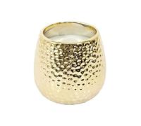 Bougie parfumée céramique effet martelé 9 cm