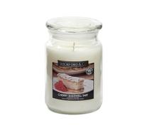 Bougie parfumée Cherry Bakewell - Cire de soja 100 % naturelle, parfum durable d'amande douce et de cerise, coulée à la main au Royaume-Uni, décoration d'intérieur et relaxation