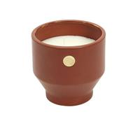 Home Deco Factory – Bougie parfumée BO5524 Ciment ocre médaillon – Diamètre 12 cm