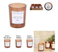 BOUGIE PARFUMÉE CIRE DE SOJA NATURELLE 60G 10H Marron, Chocolat