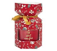 Bougie Parfumée Cracker Noël 180g Cannelle